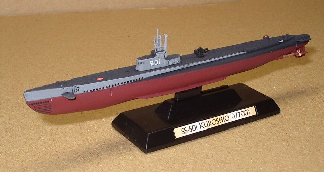New Takara Ships Of The World 1/700 JMSDF SS-575 Setoshio Submarine 